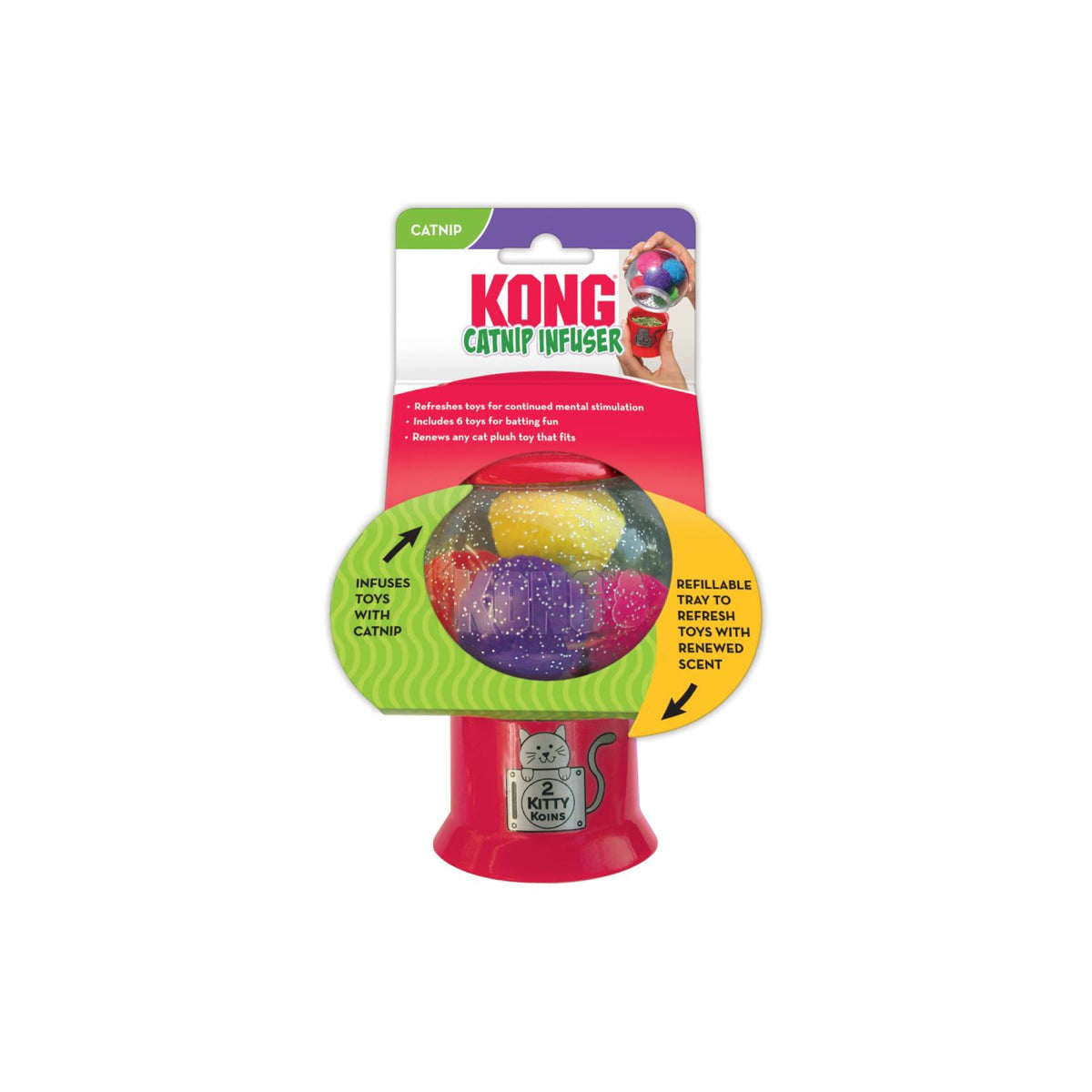 KONG Catnip Infuser Refreshes Toys