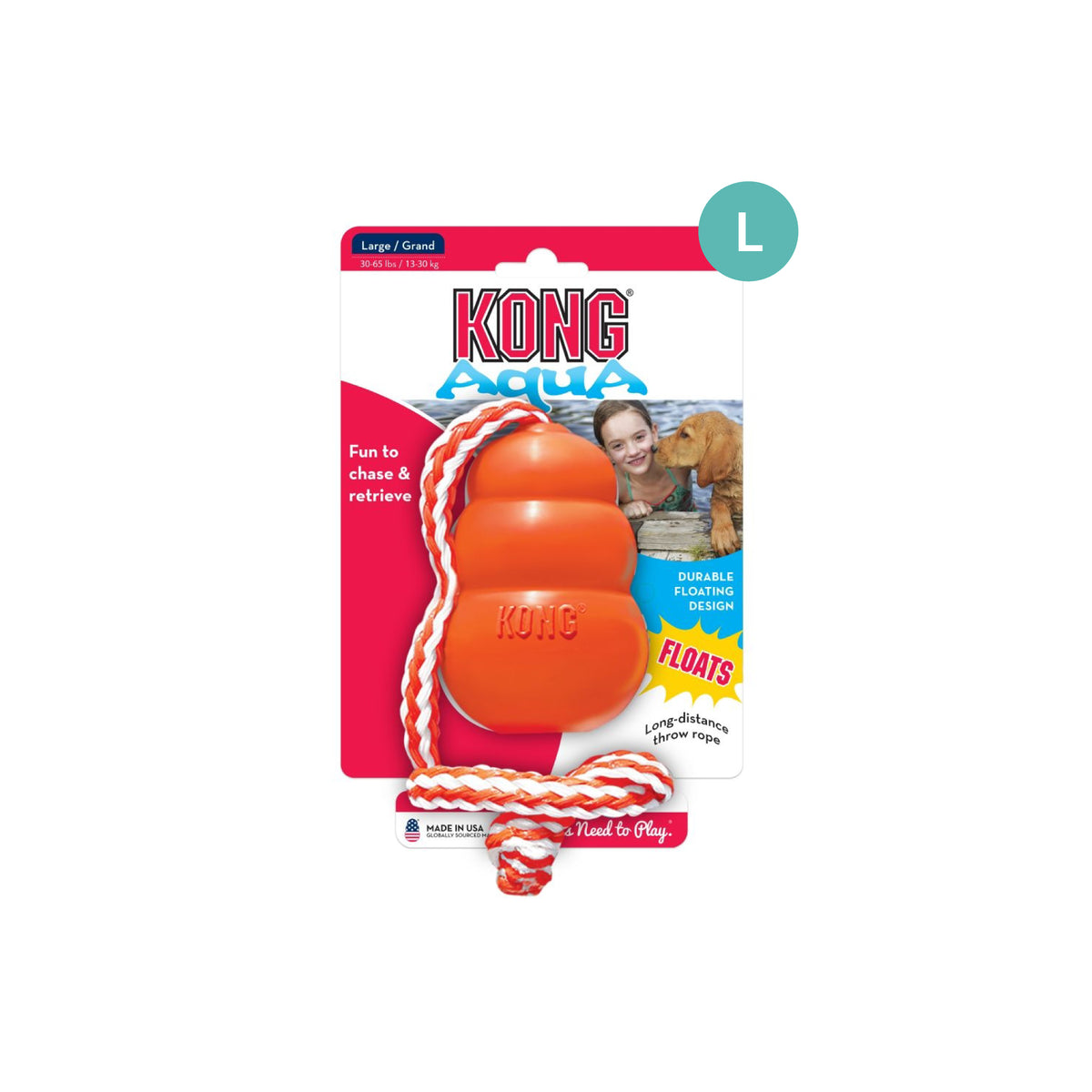 KONG Classic Aqua