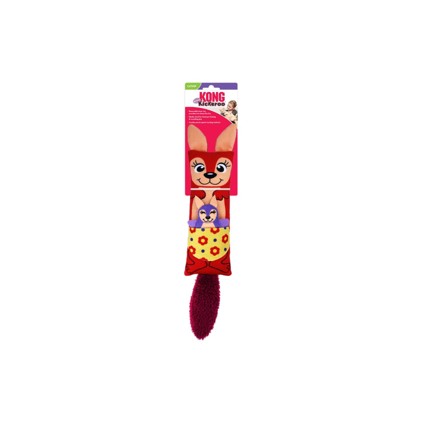 KONG Kickeroo Cuddle & Wrestle Cat Toy