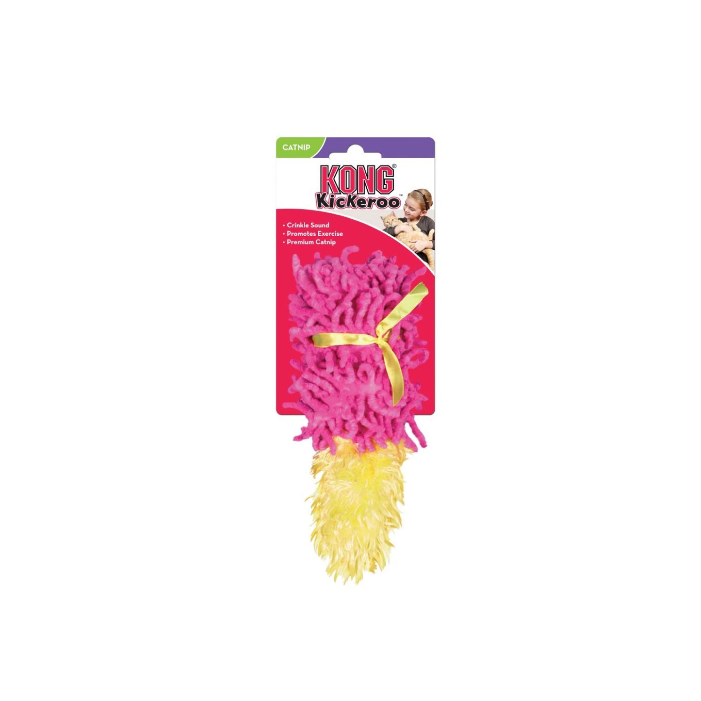 KONG Kickeroo Cuddle & Wrestle Cat Toy