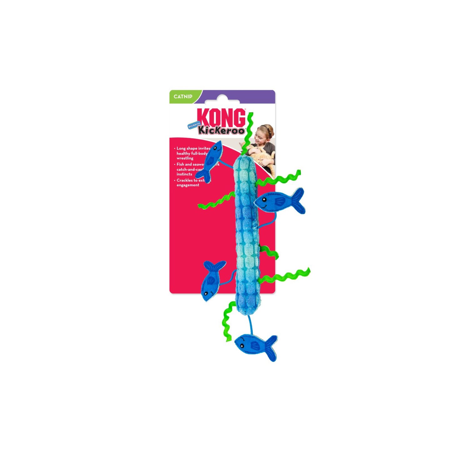 KONG Kickeroo Cuddle & Wrestle Cat Toy