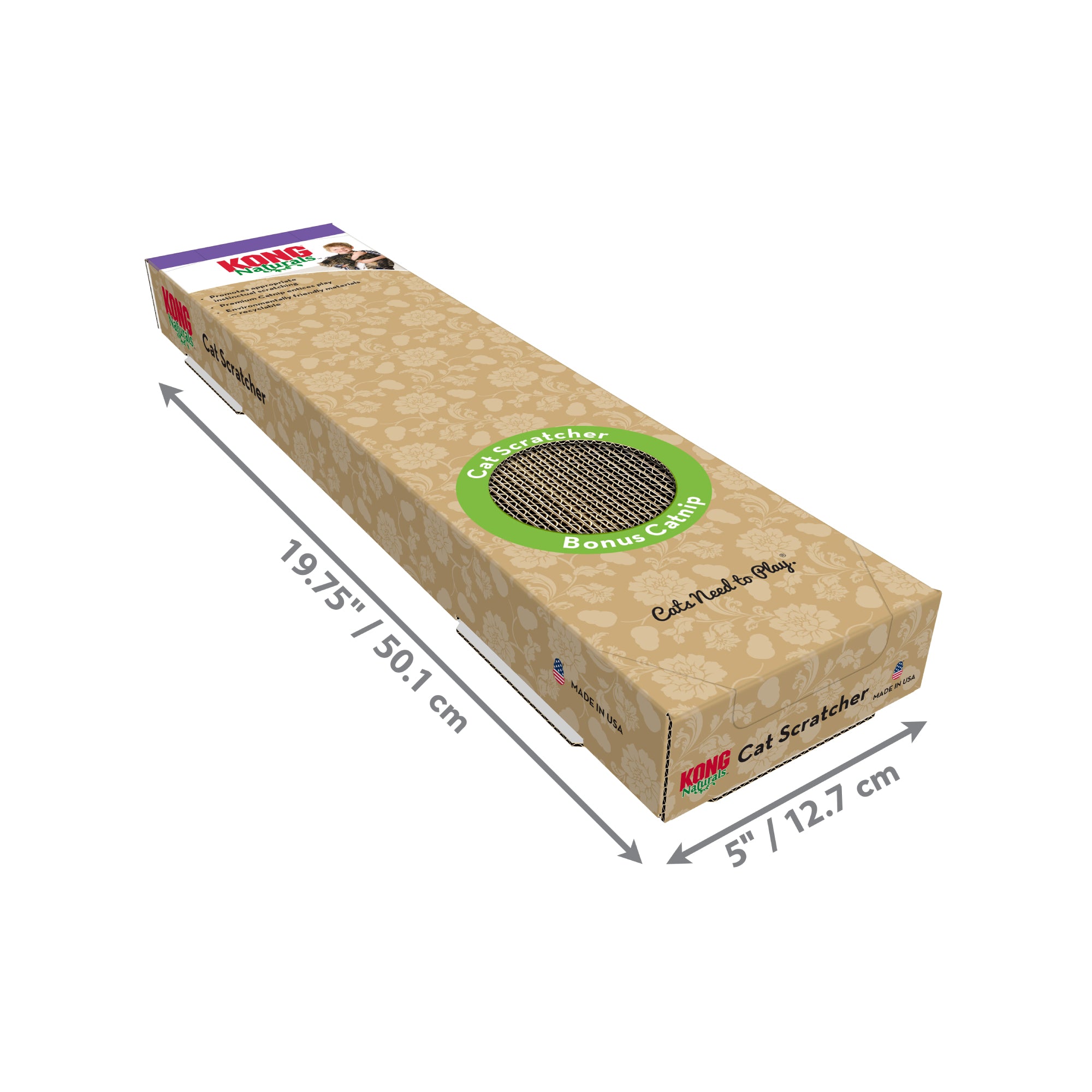 KONG Naturals Scratcher Single