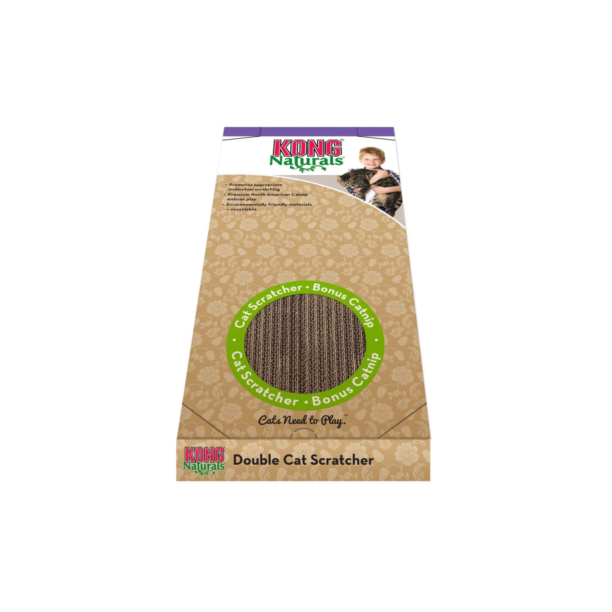 KONG Naturals Scratcher Double