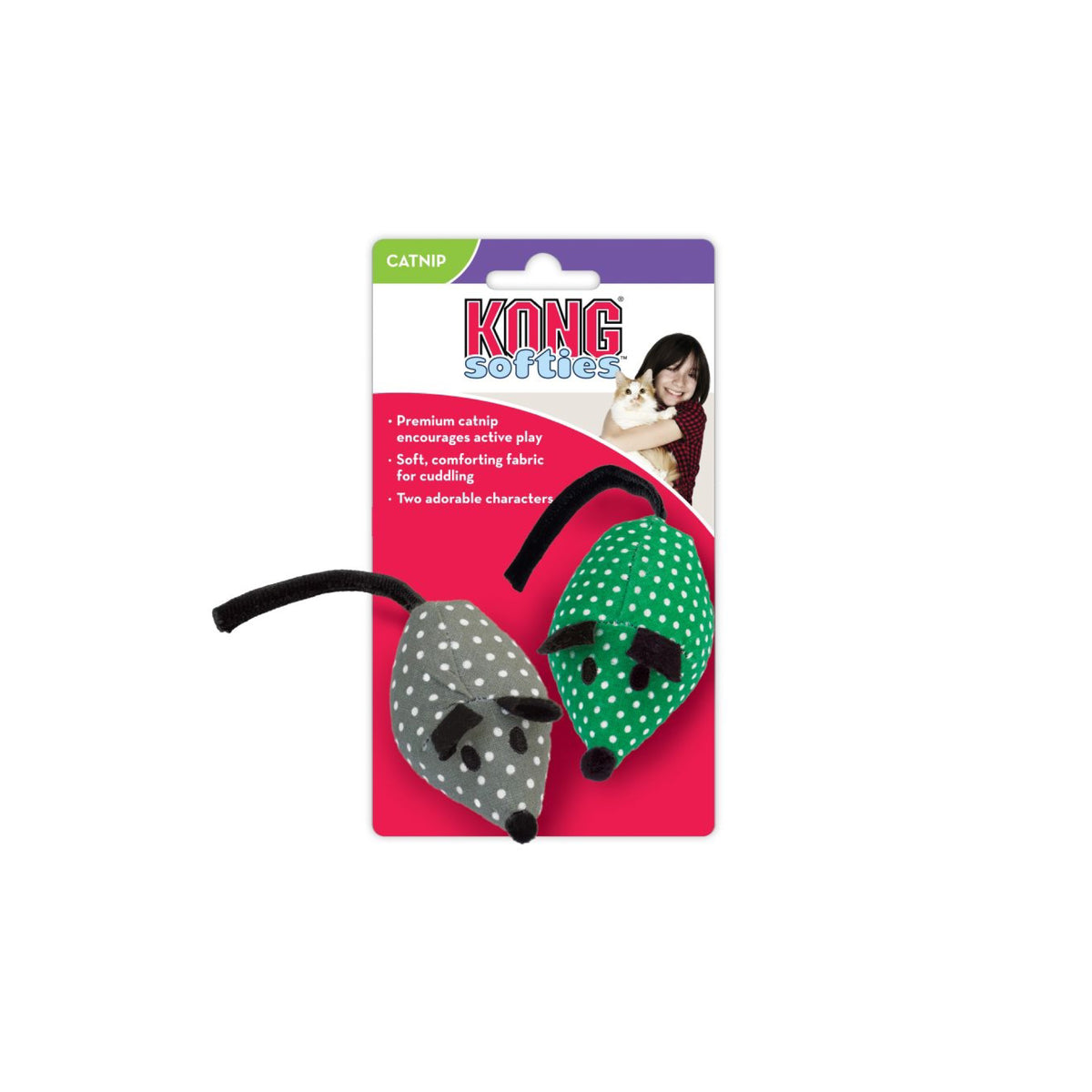 KONG Softies Mice Assorted
