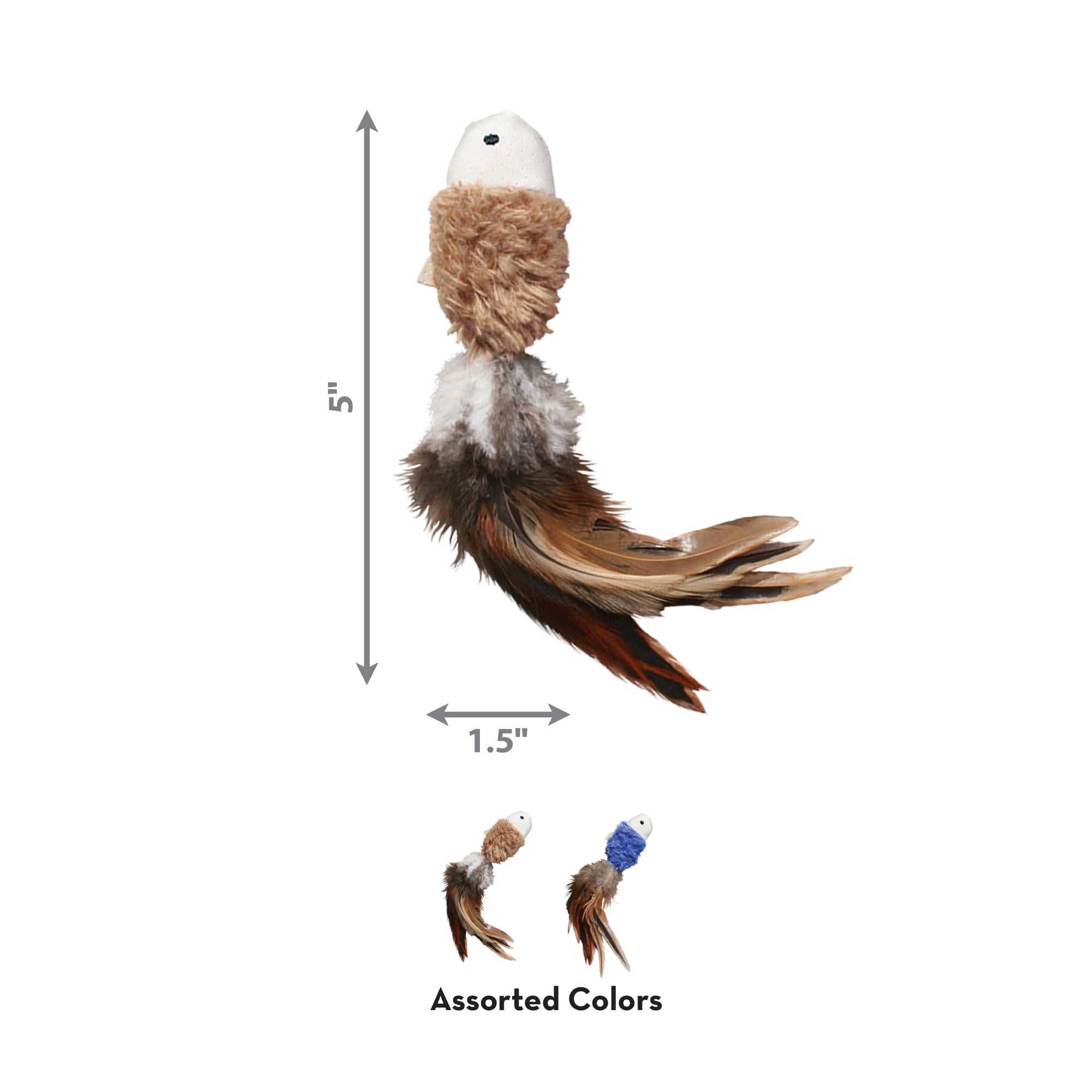 KONG Naturals Crinkle Fish Assorted