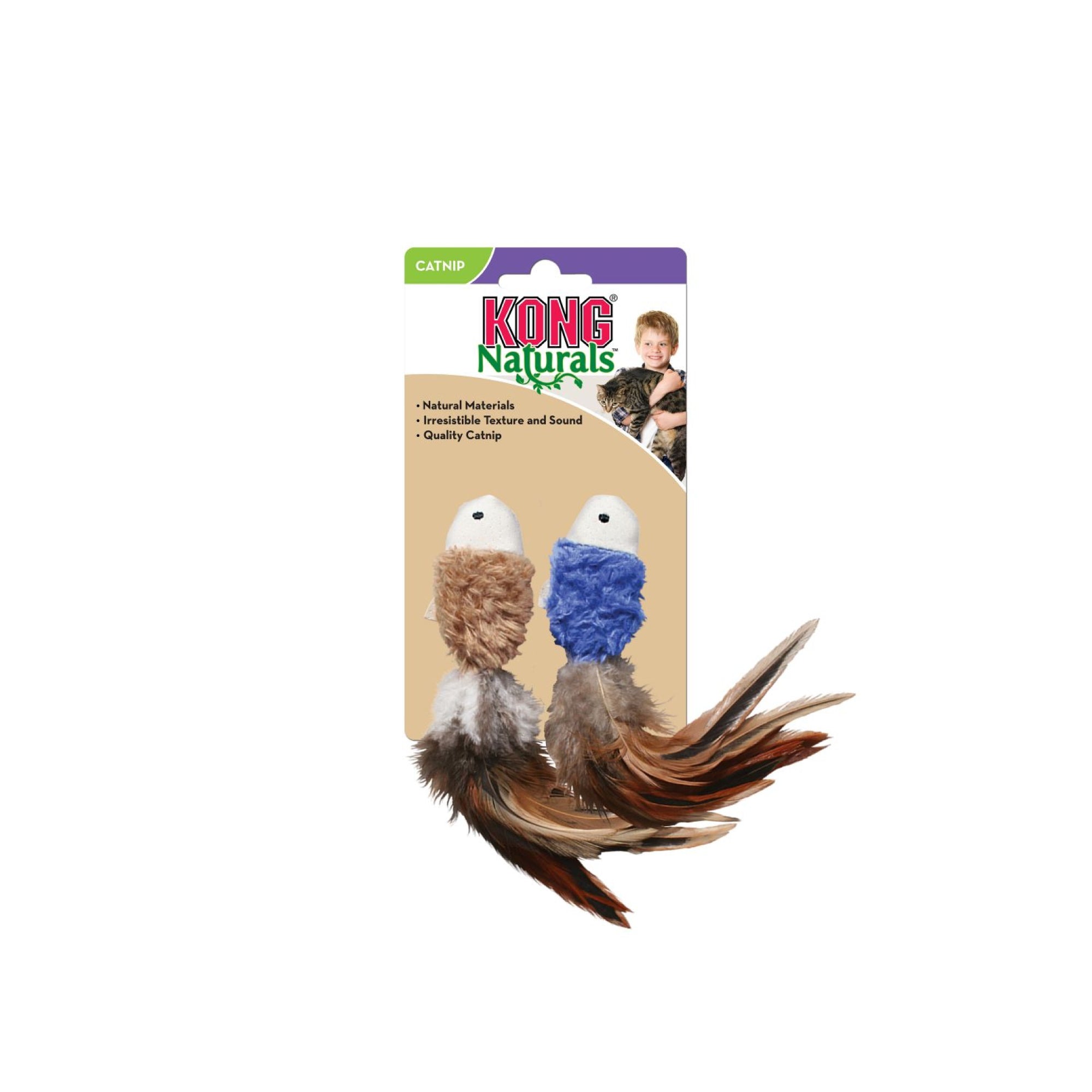 KONG Naturals Crinkle Fish Assorted