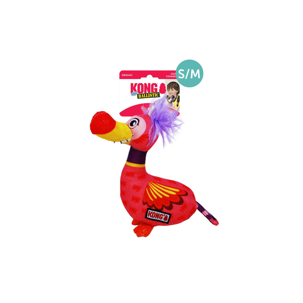 KONG Ballistic Vibez Birds Assorted