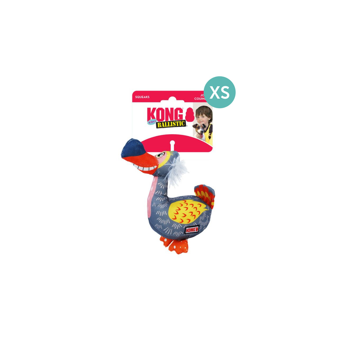 KONG Ballistic Vibez Birds Assorted