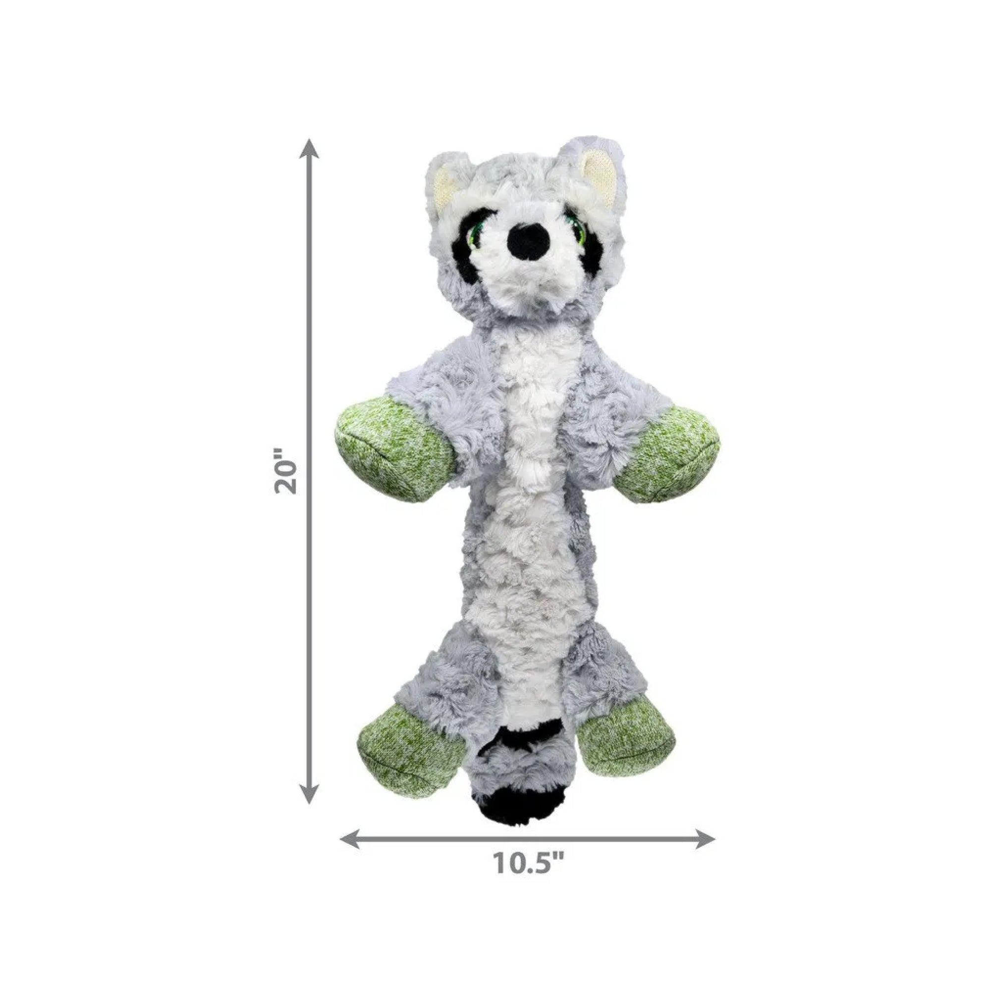 KONG Low Stuff Flopzie Raccoon