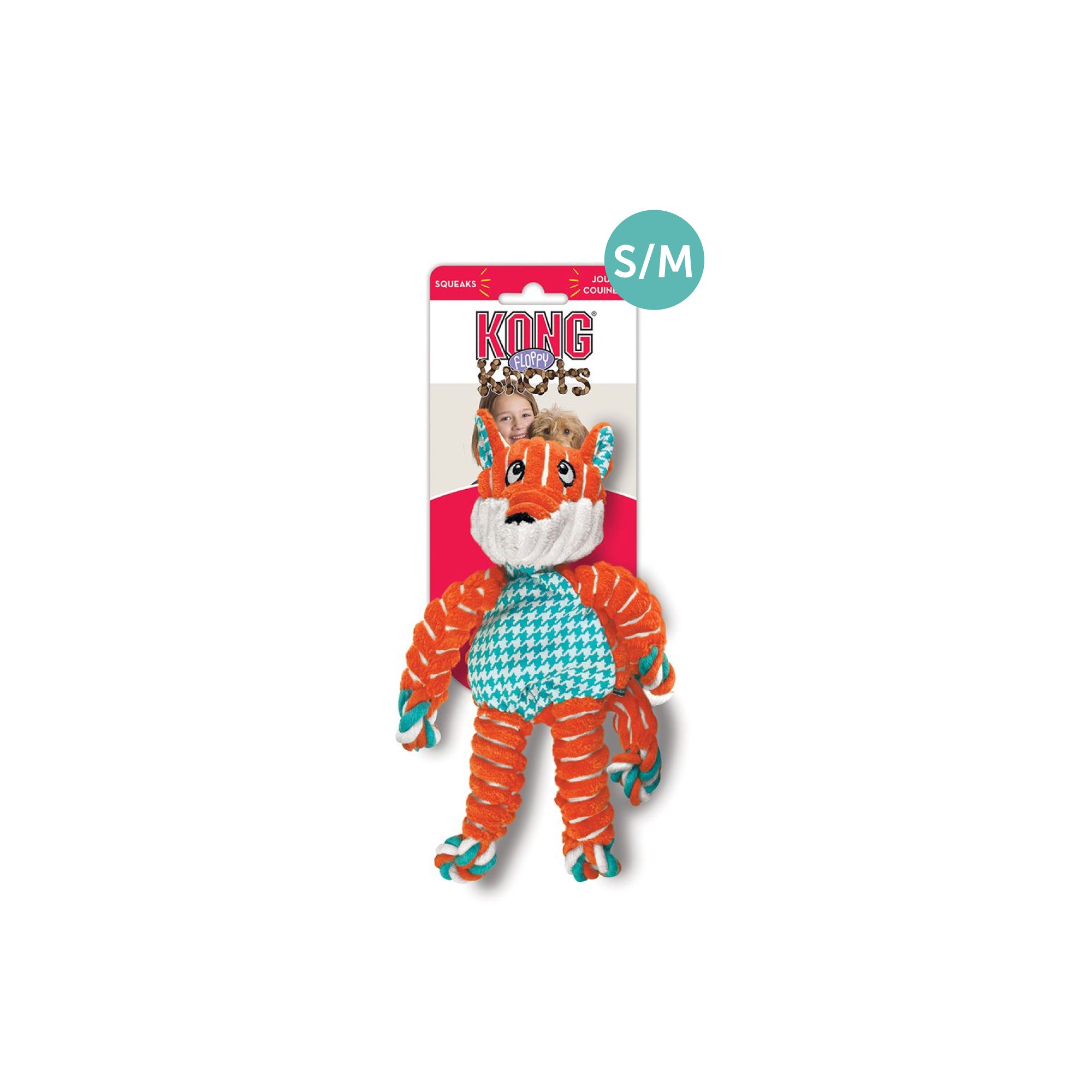 KONG Floppy Knots Fox