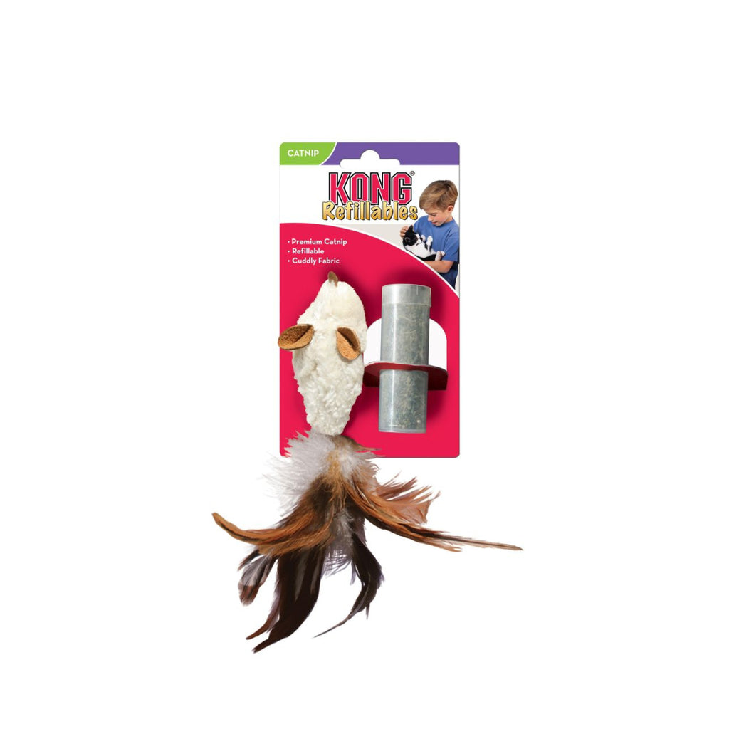 KONG Refillables Feather Mouse