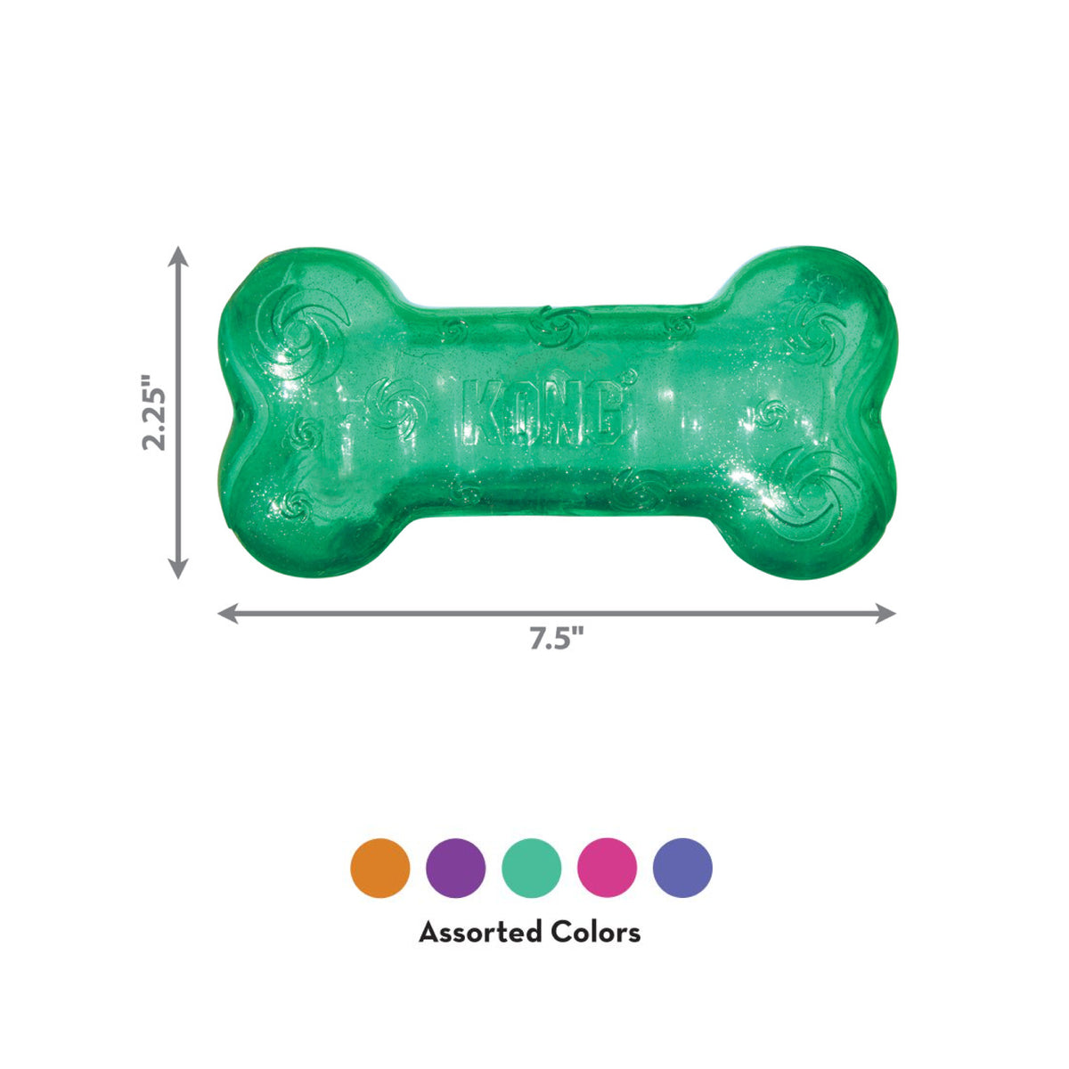 KONG Squeezz Crackle Bone Assorted