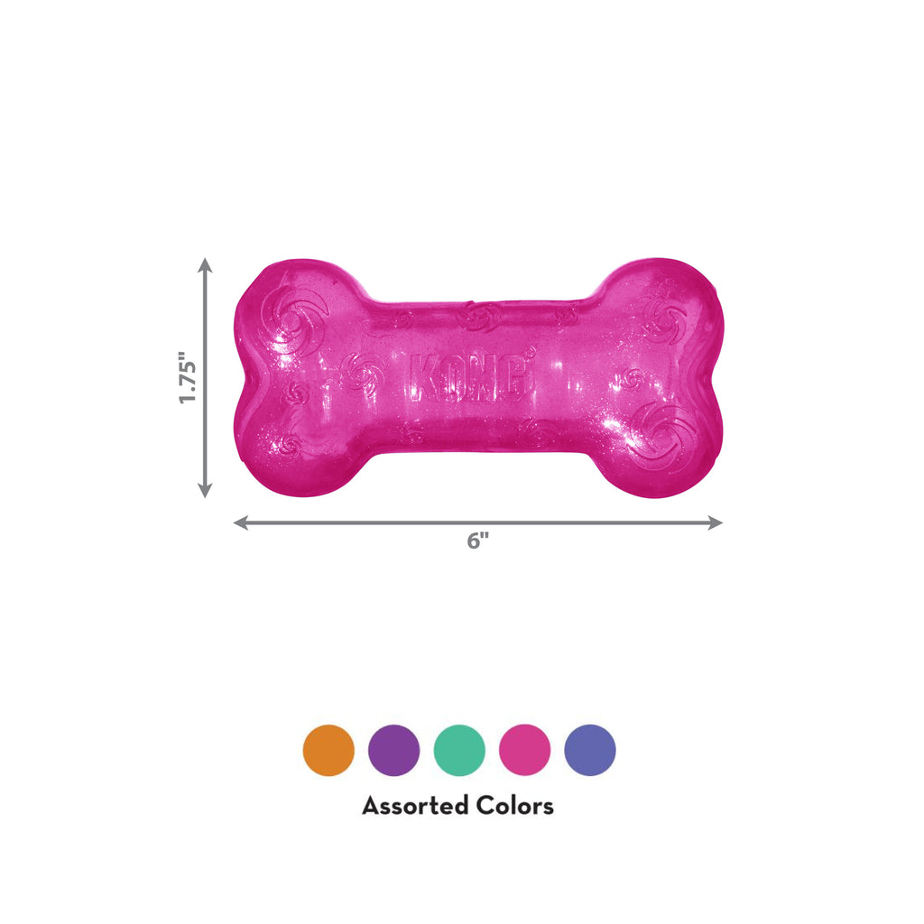 KONG Squeezz Crackle Bone Assorted
