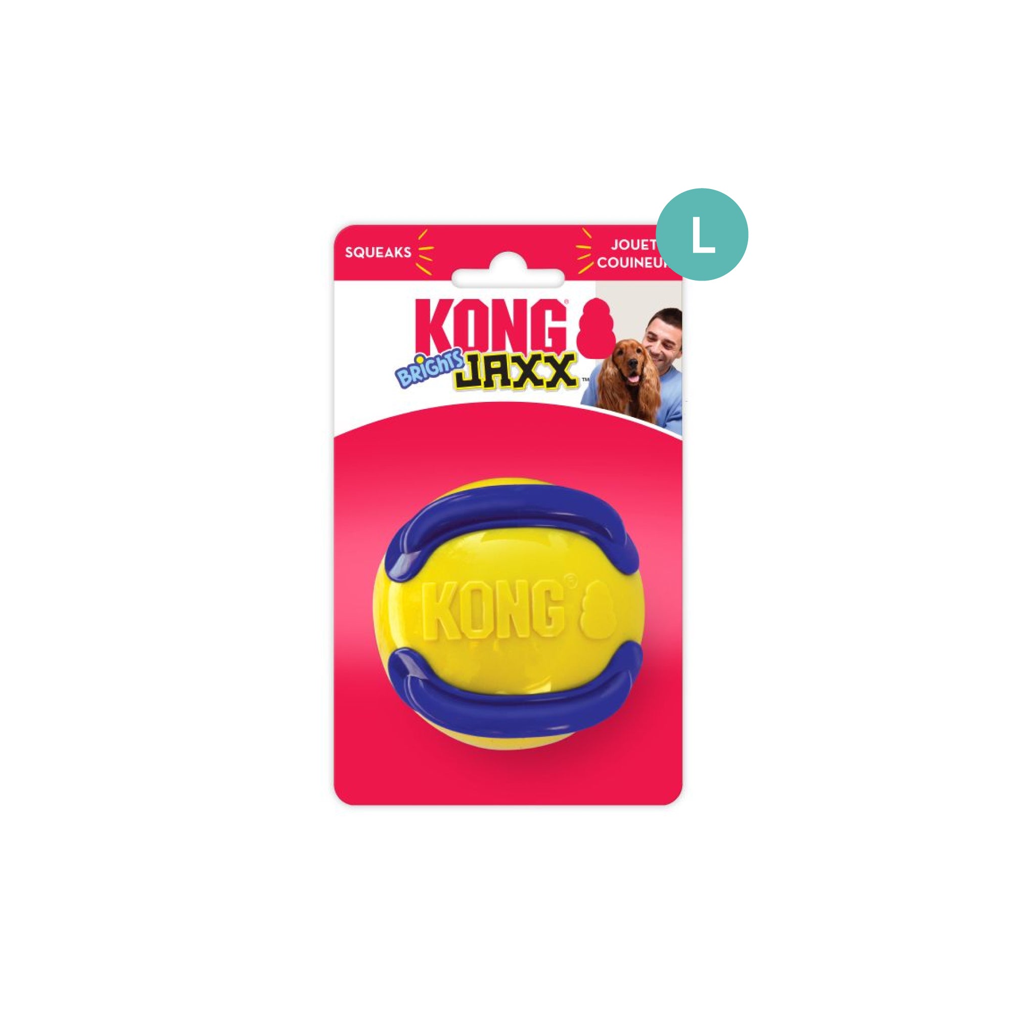 KONG Jaxx Brights Ball Assorted