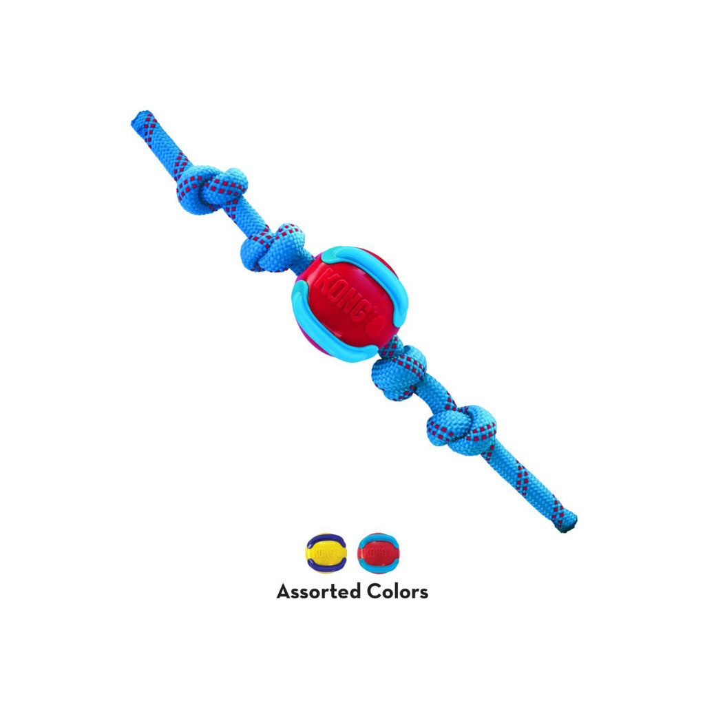 KONG Jaxx Brights Stick w/Rope Assorted