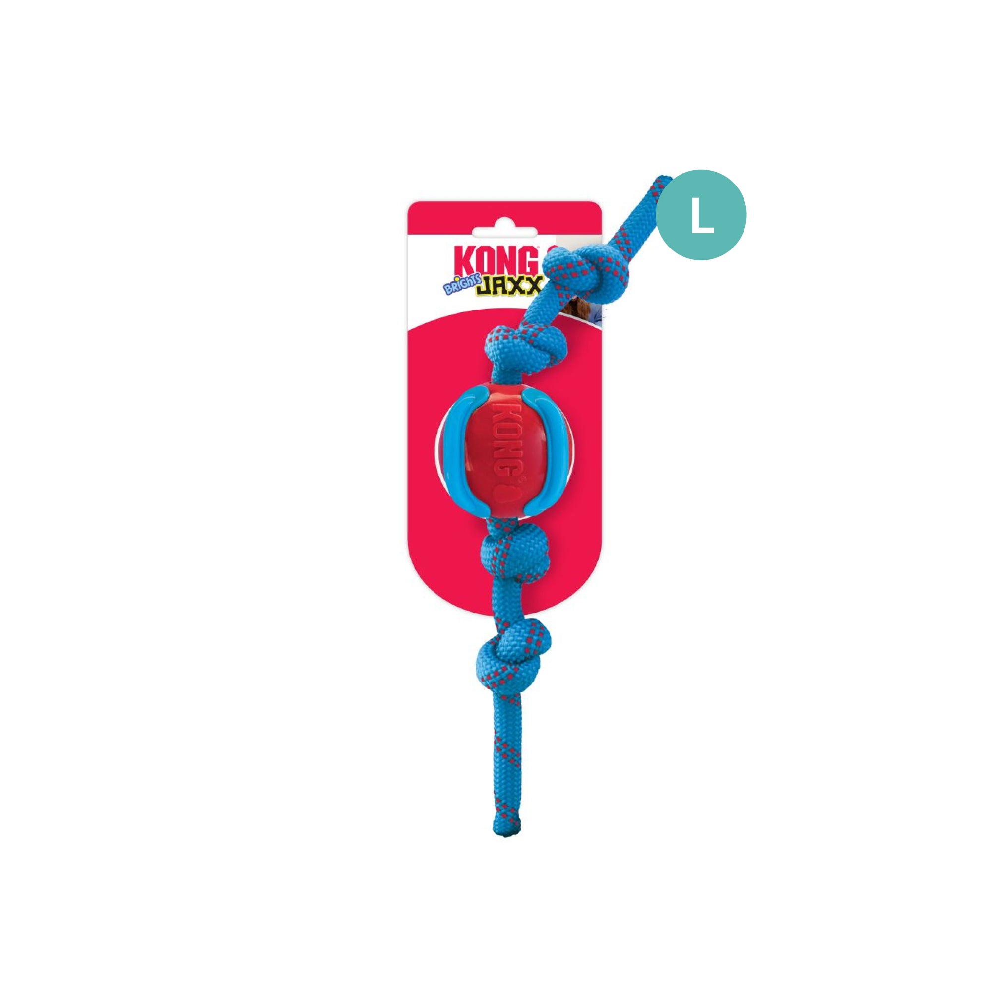 KONG Jaxx Brights Stick w/Rope Assorted