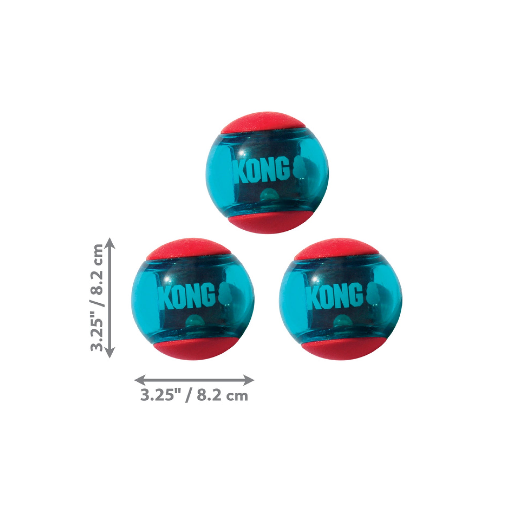KONG Squeezz Action Ball Red