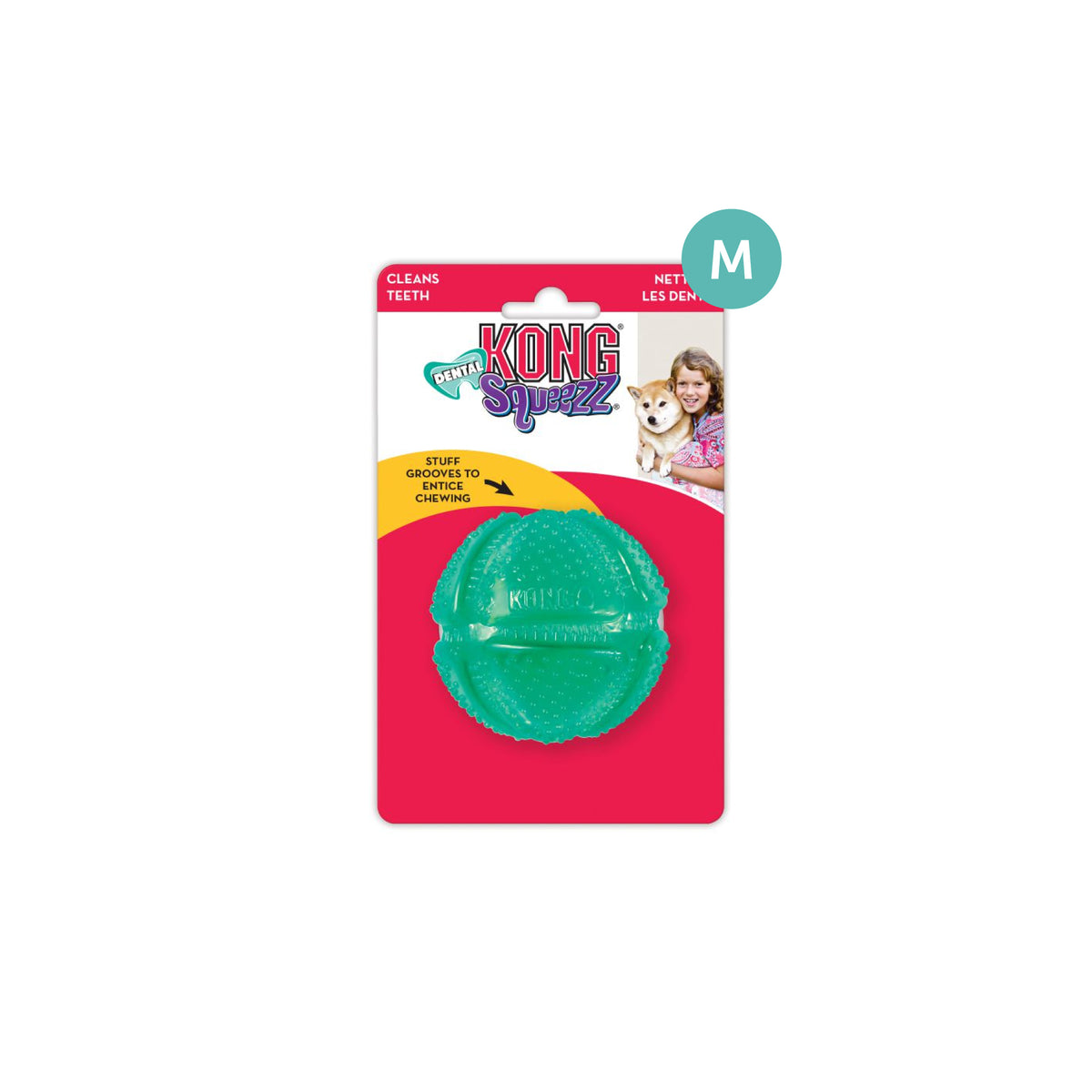 KONG Squeezz Dental Ball