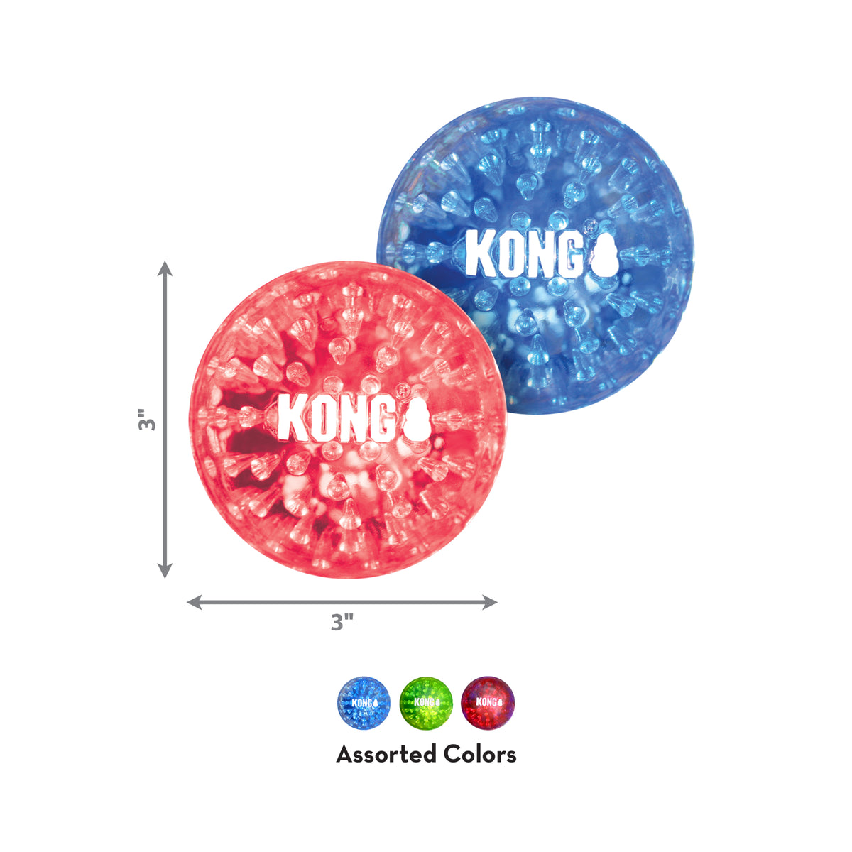 KONG Squeezz Geodz Assorted