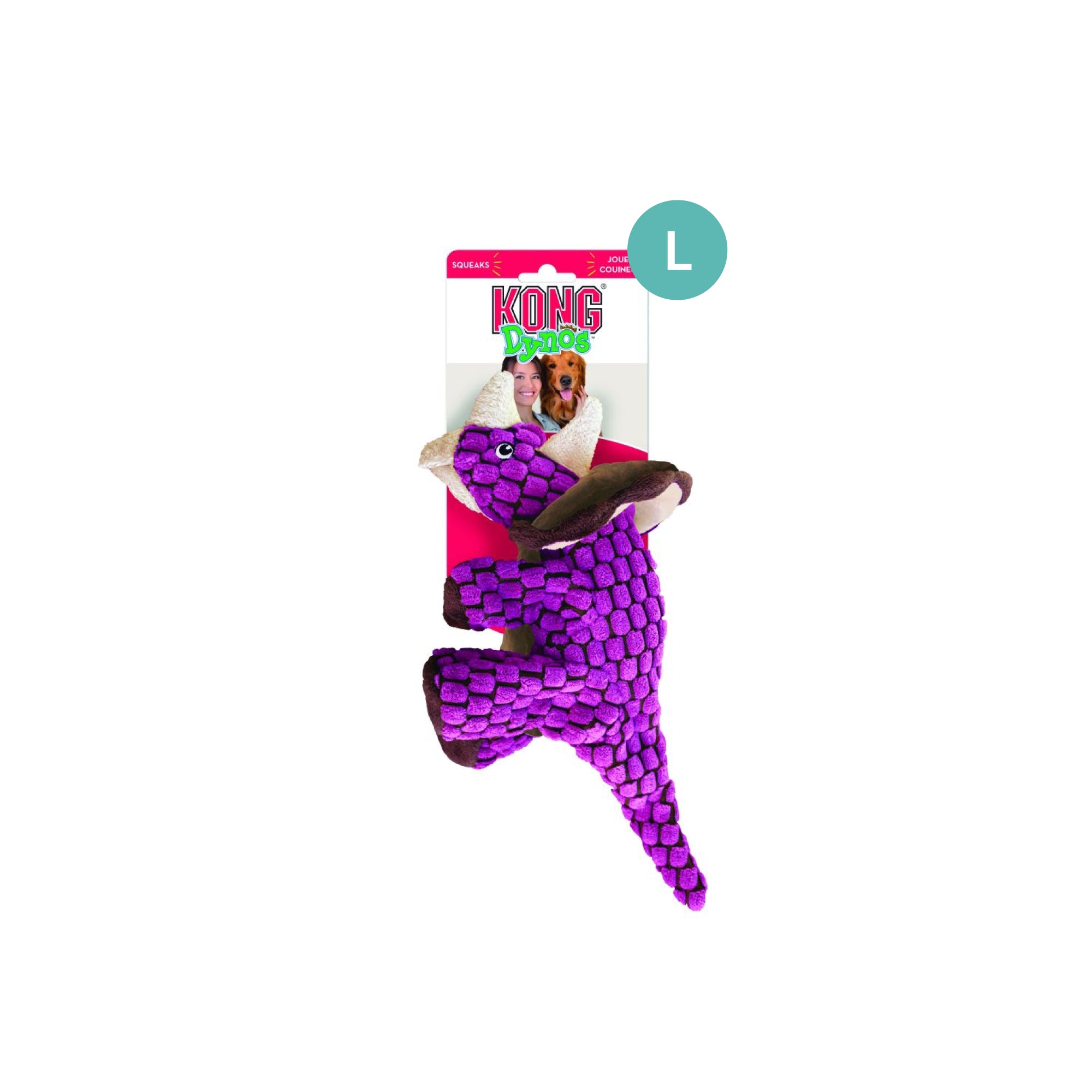 KONG Dynos Triceratops Pink