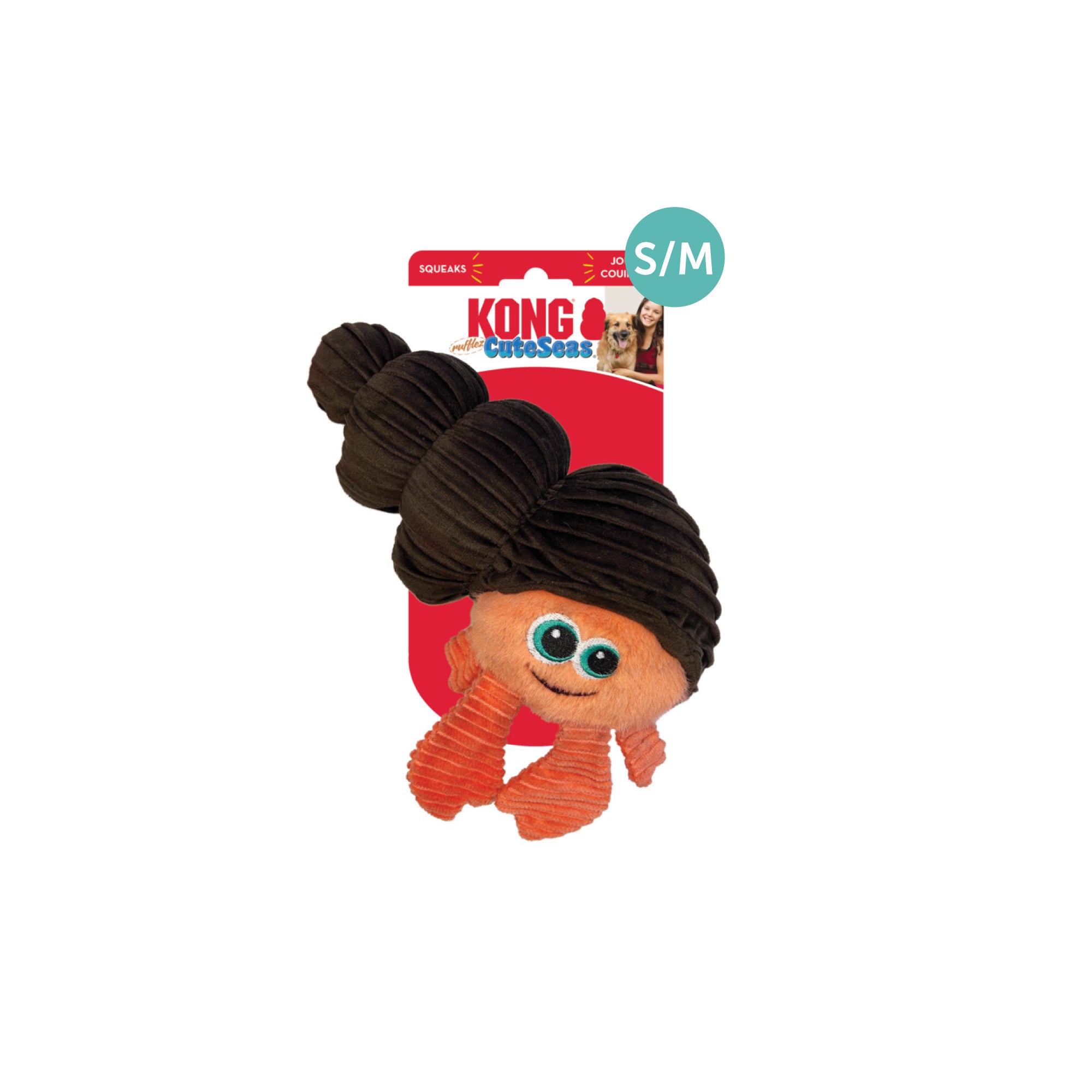 KONG Cuteseas Rufflez Hermit Crab