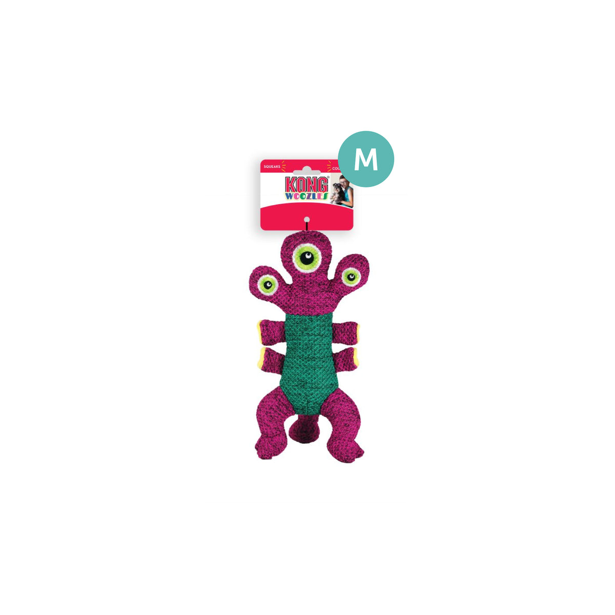 KONG Woozles Pink