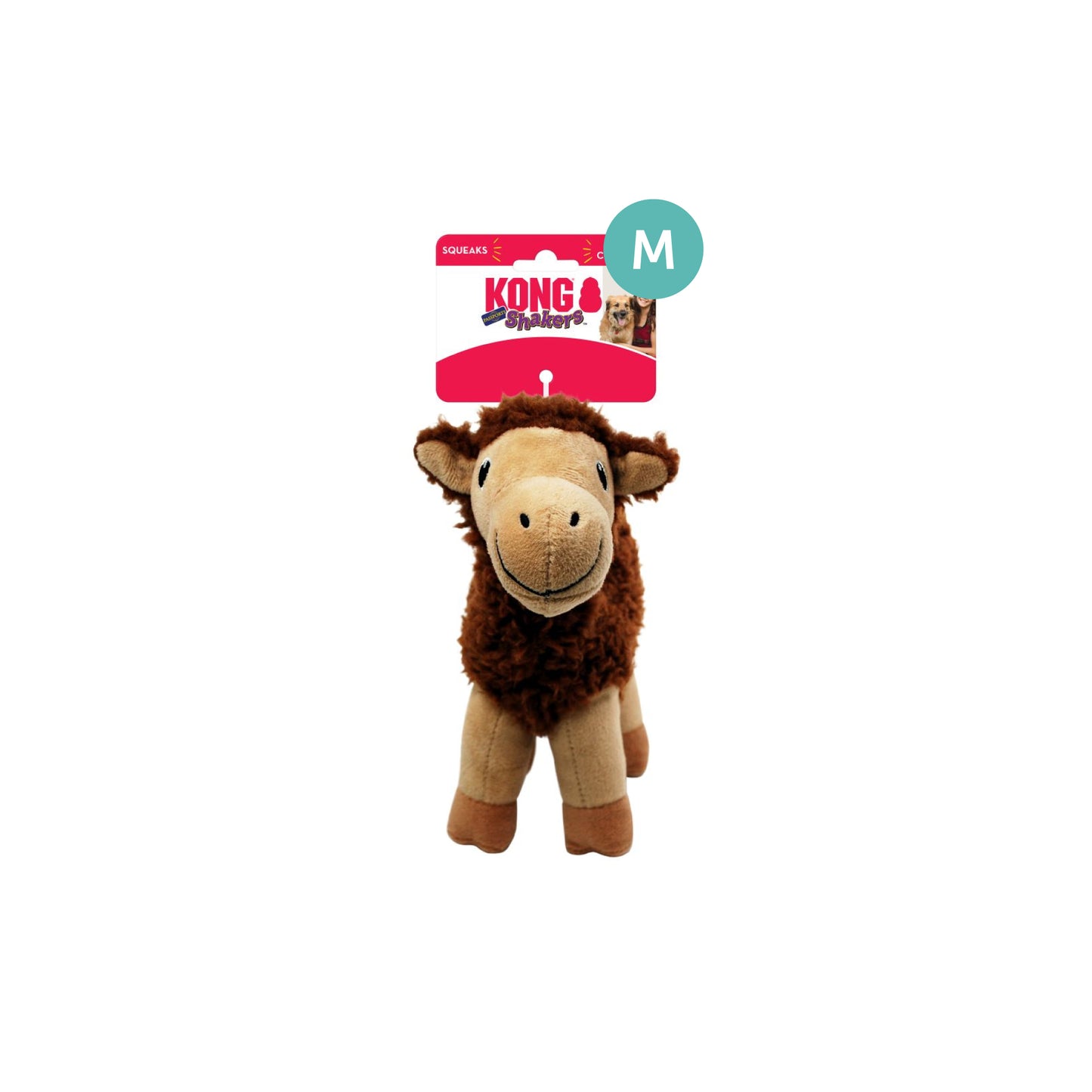 KONG Shakers Passports Squeaker Dog Toy Medium