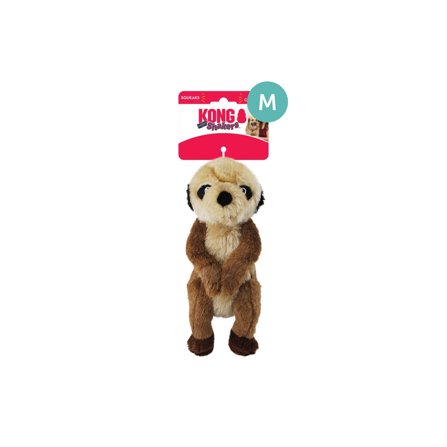 KONG Shakers Passports Squeaker Dog Toy Medium