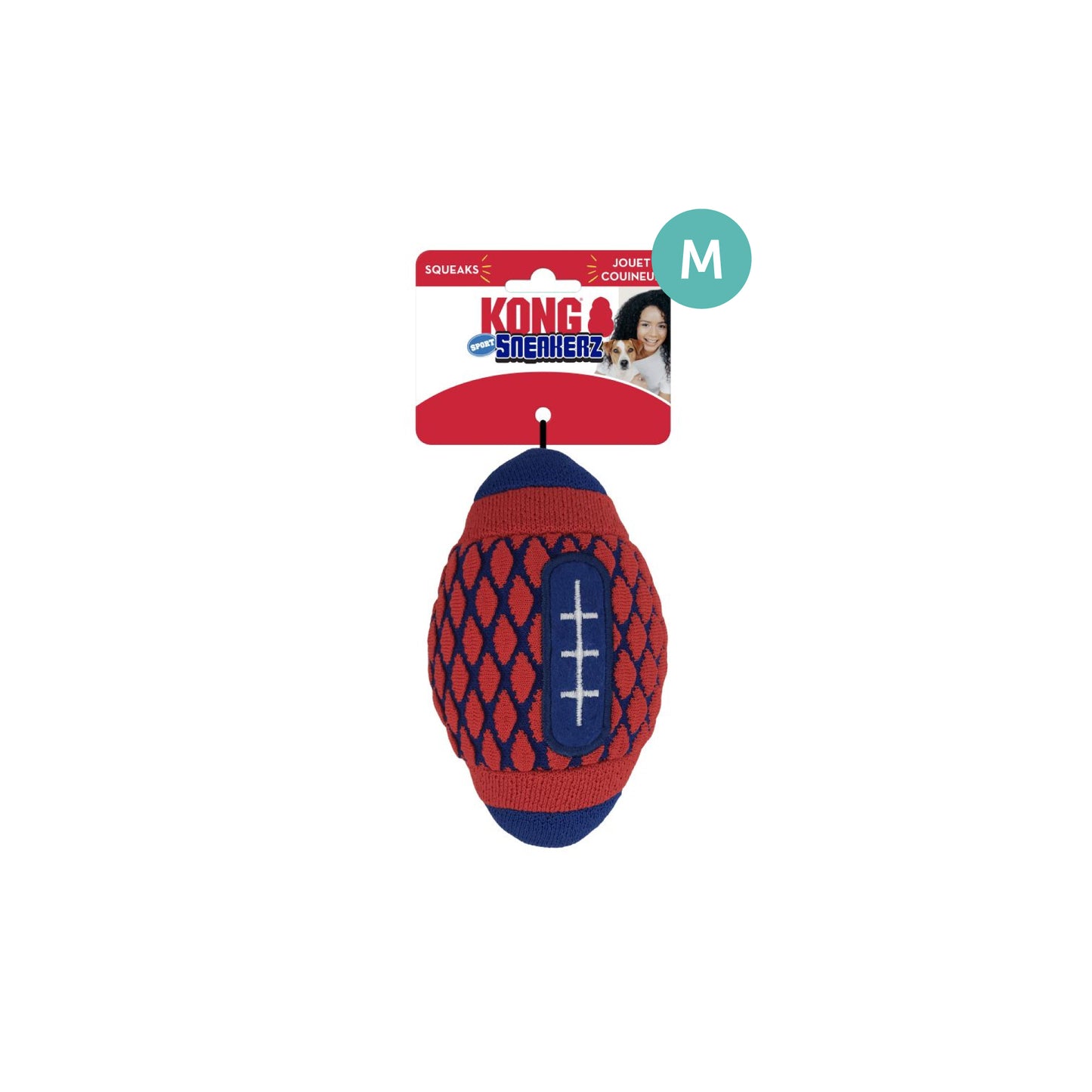 KONG Sneakerz Sport Squaker Dog Toy