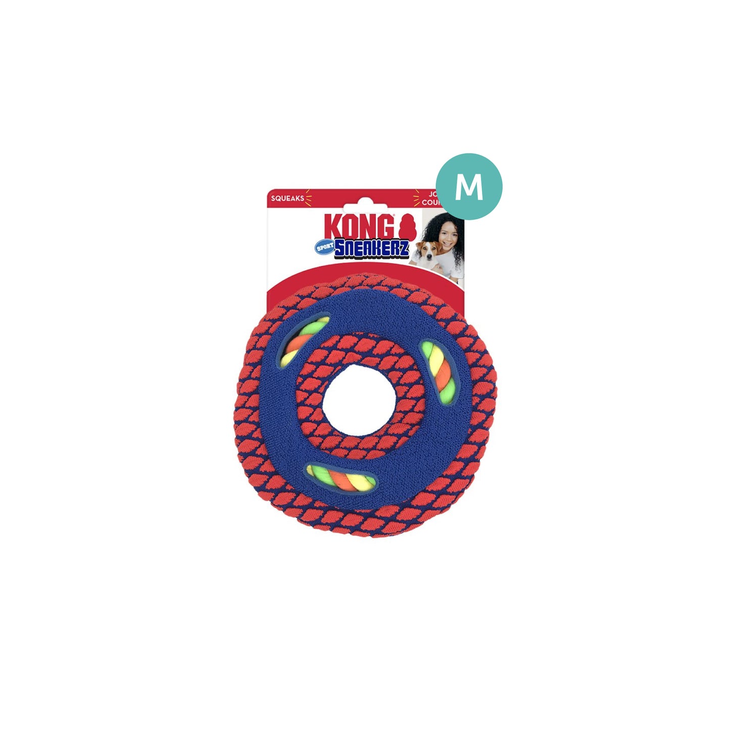 KONG Sneakerz Sport Squaker Dog Toy