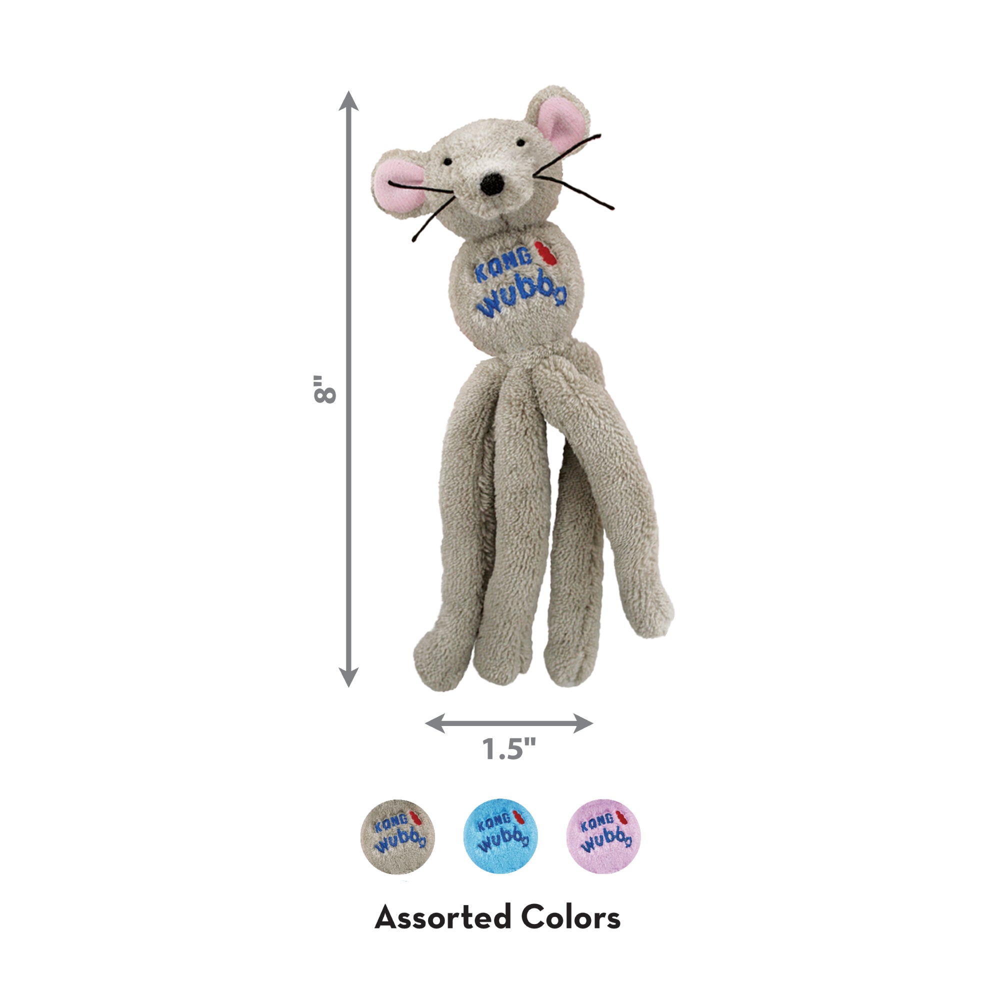KONG Cat Wubba Mouse Assorted