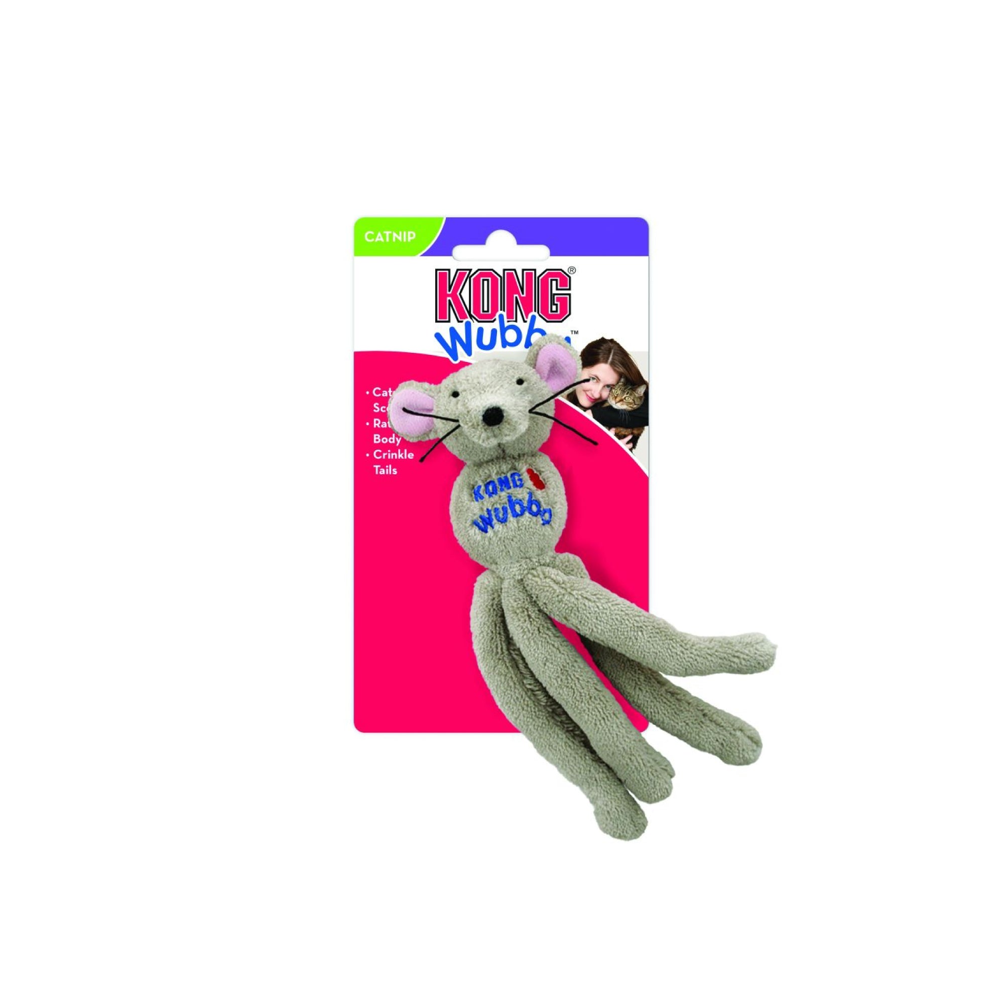 KONG Cat Wubba Mouse Assorted