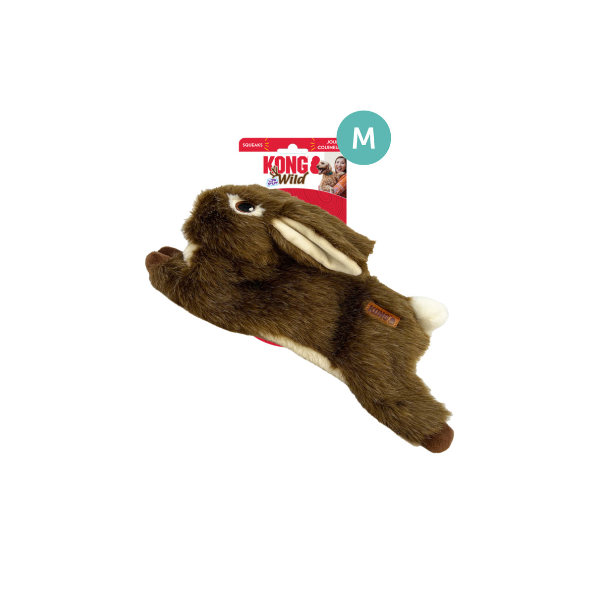 KONG Wild Low Stuff Rabbit