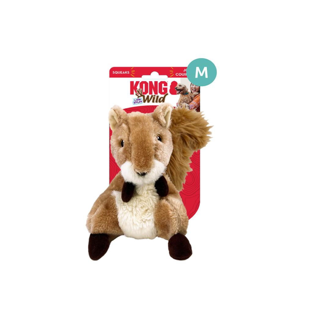 KONG Wild Low Stuff Squirrel