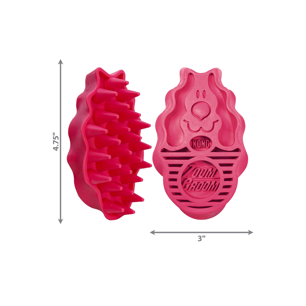 KONG ZoomGroom Raspberry