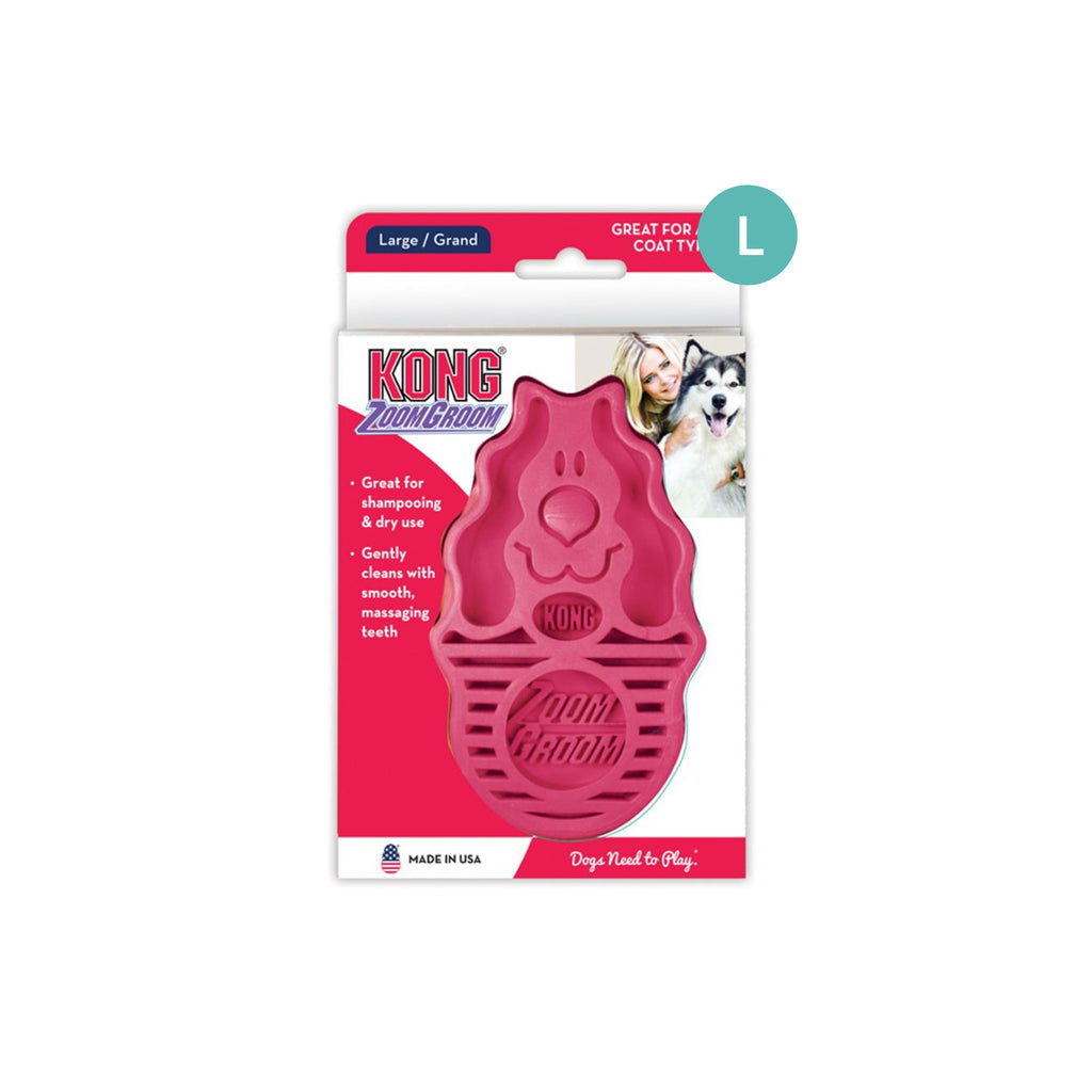 KONG ZoomGroom Raspberry