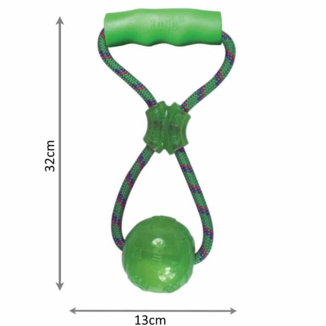 KONG Squeezz Ball w/Handle Assorted