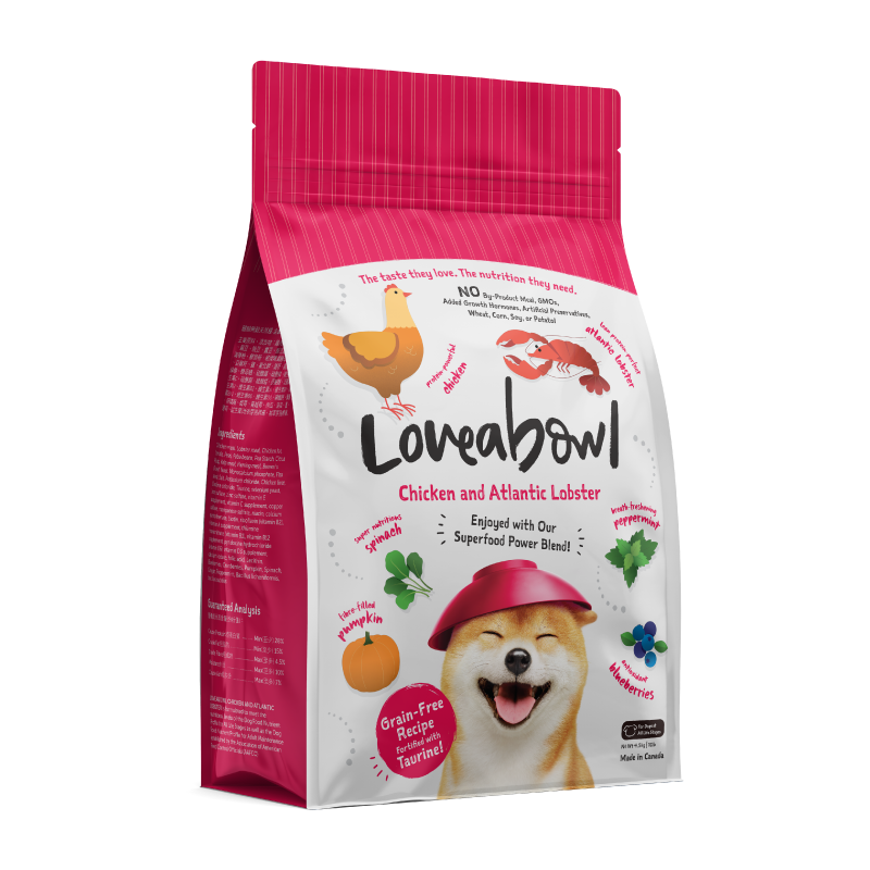 Loveabowl Grain Free Dog Dry Food 4.5kg