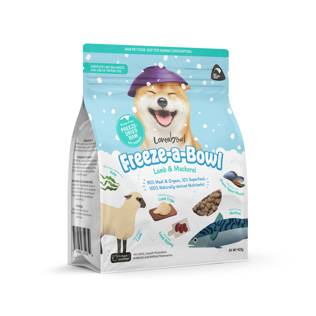 Loveabowl Freeze-a-Bowl Freeze Dried Dog Food 425g