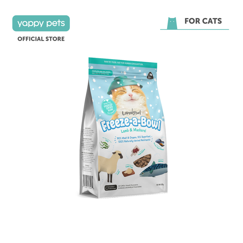 Loveabowl Freeze-a-Bowl Freeze Dried Cat Food