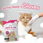 Loveabowl Clean-A-Cat Stress-free Pet Glove 10pcs