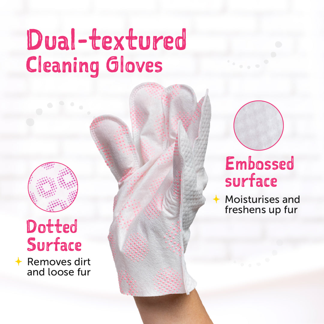 Loveabowl Clean-A-Cat Stress-free Pet Glove 10pcs