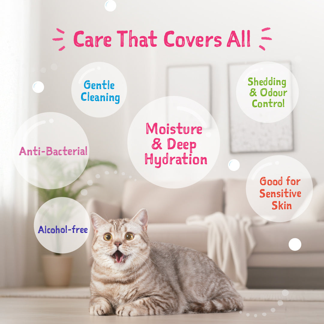 Loveabowl Clean-A-Cat Stress-free Pet Glove 10pcs