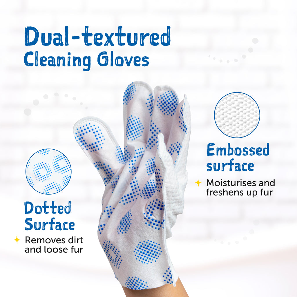 Loveabowl Clean-A-Dog Stress-free Pet Glove 2pcs