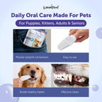 Loveabowl Clean-A-Tooth Dogs Dental Cleaning Wipes