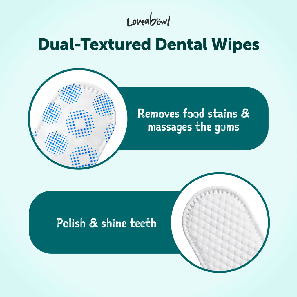 Loveabowl Clean-A-Tooth Cats Dental Cleaning Wipes