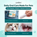 Loveabowl Clean-A-Tooth Cats Dental Cleaning Wipes