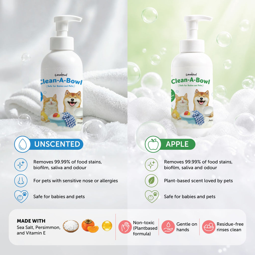 Loveabowl Clean-A-Bowl Pet-Safe Multi-Purpose Foam Wash