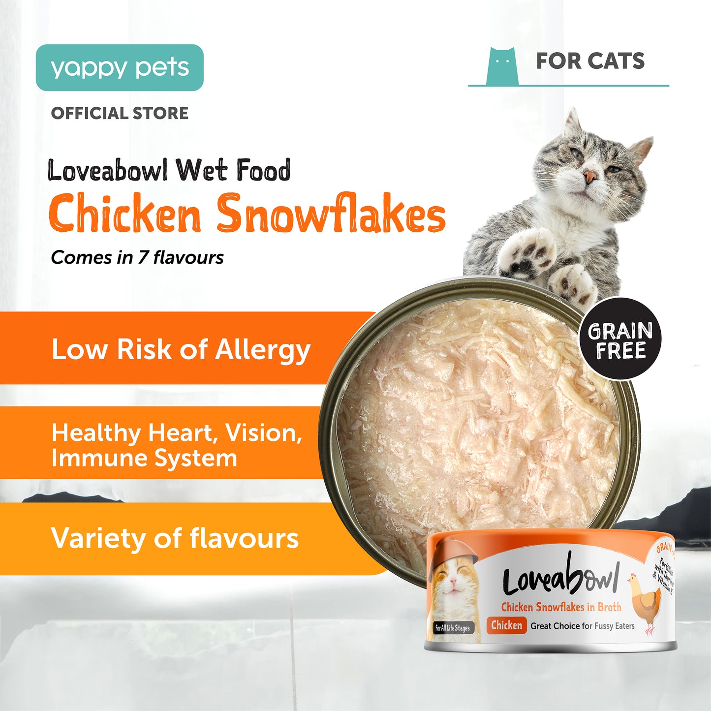 Loveabowl Chicken Broth Cat Wet Food 70g