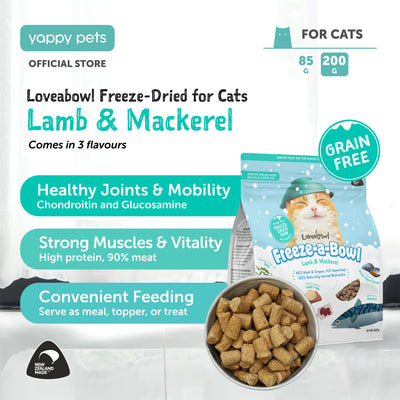 Loveabowl Freeze-a-Bowl Freeze Dried Cat Food 200g